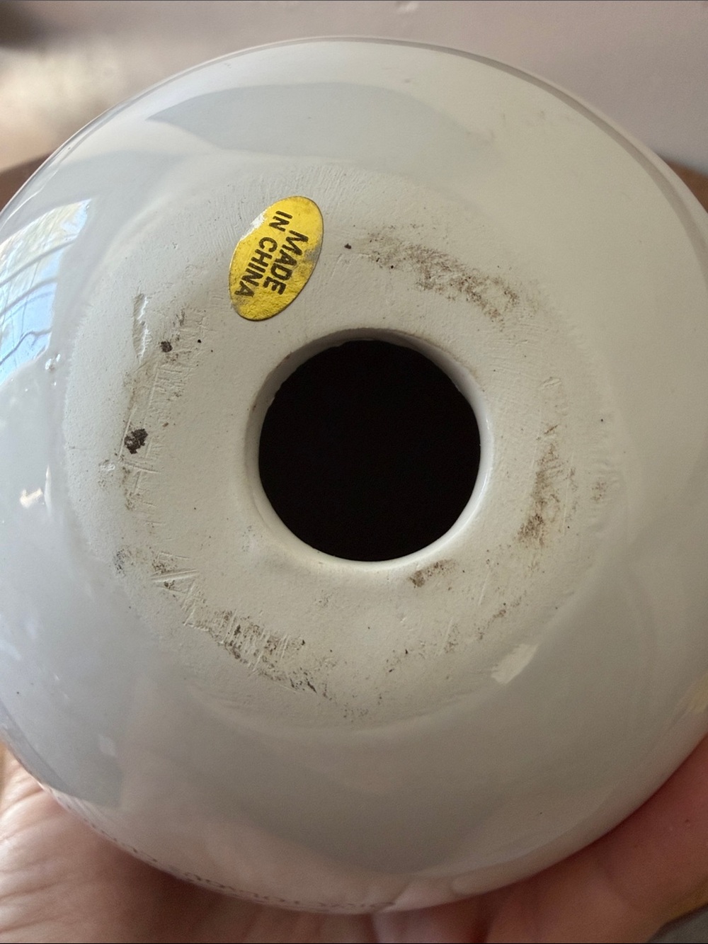 White Rabbit Decorative Accent ceramic egg - Picture 14 of 16